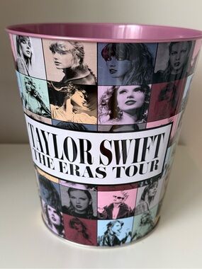 Taylor Swift AMC Movie Theater Popcorn Bucket, unused. Pink interior. Eras Tour